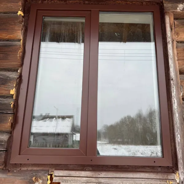 После покраски пластикового окна